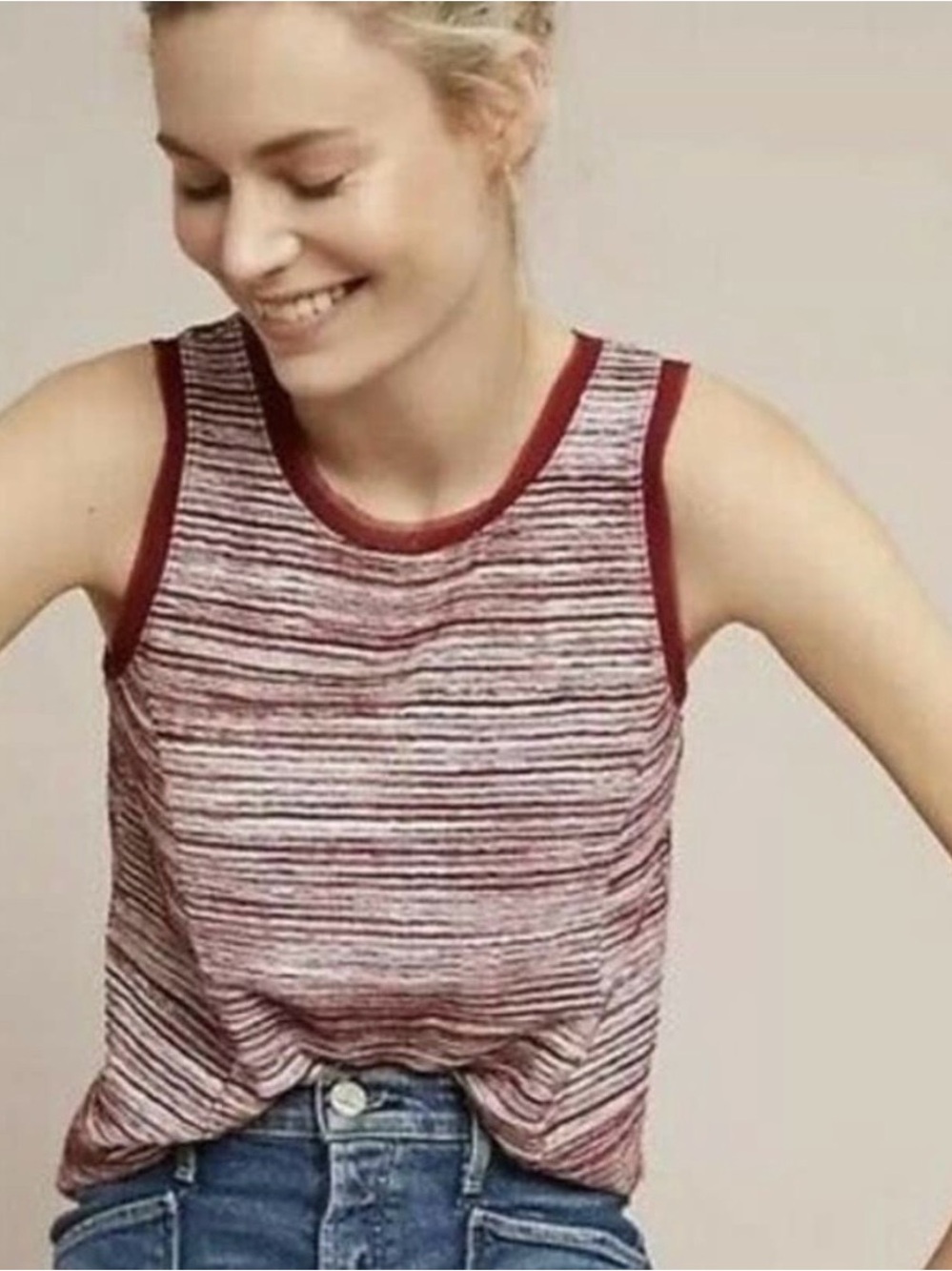 Anthropologie Vanessa Virginia Indira Tank Size L - EUC